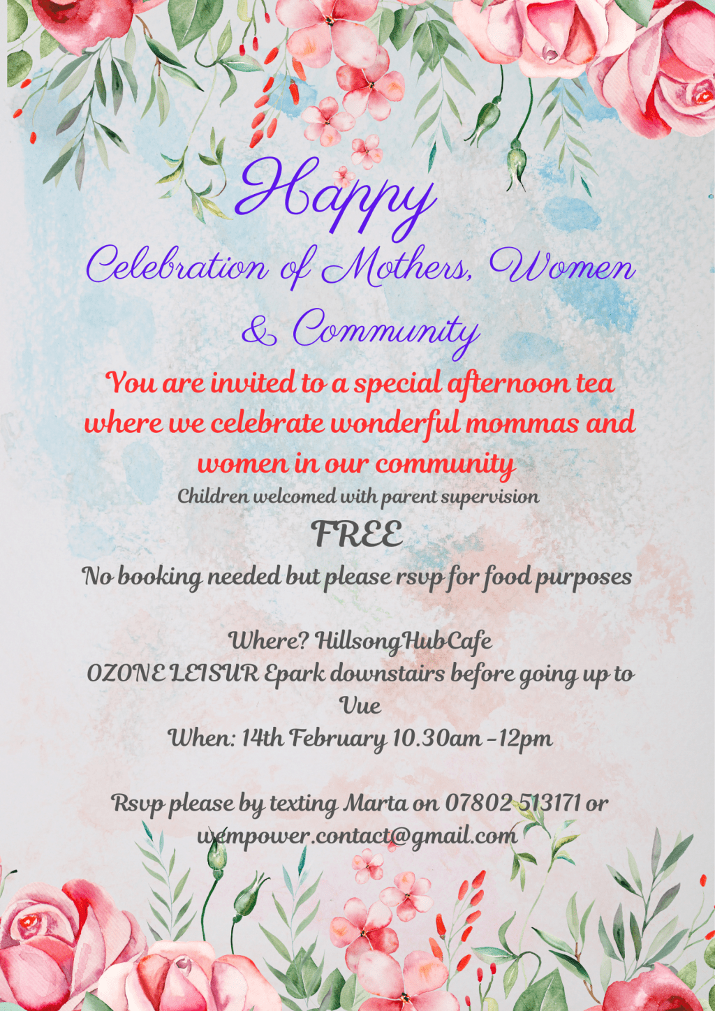 Celebrating Women. Honouring Mothers. Building&nbsp;Community💐