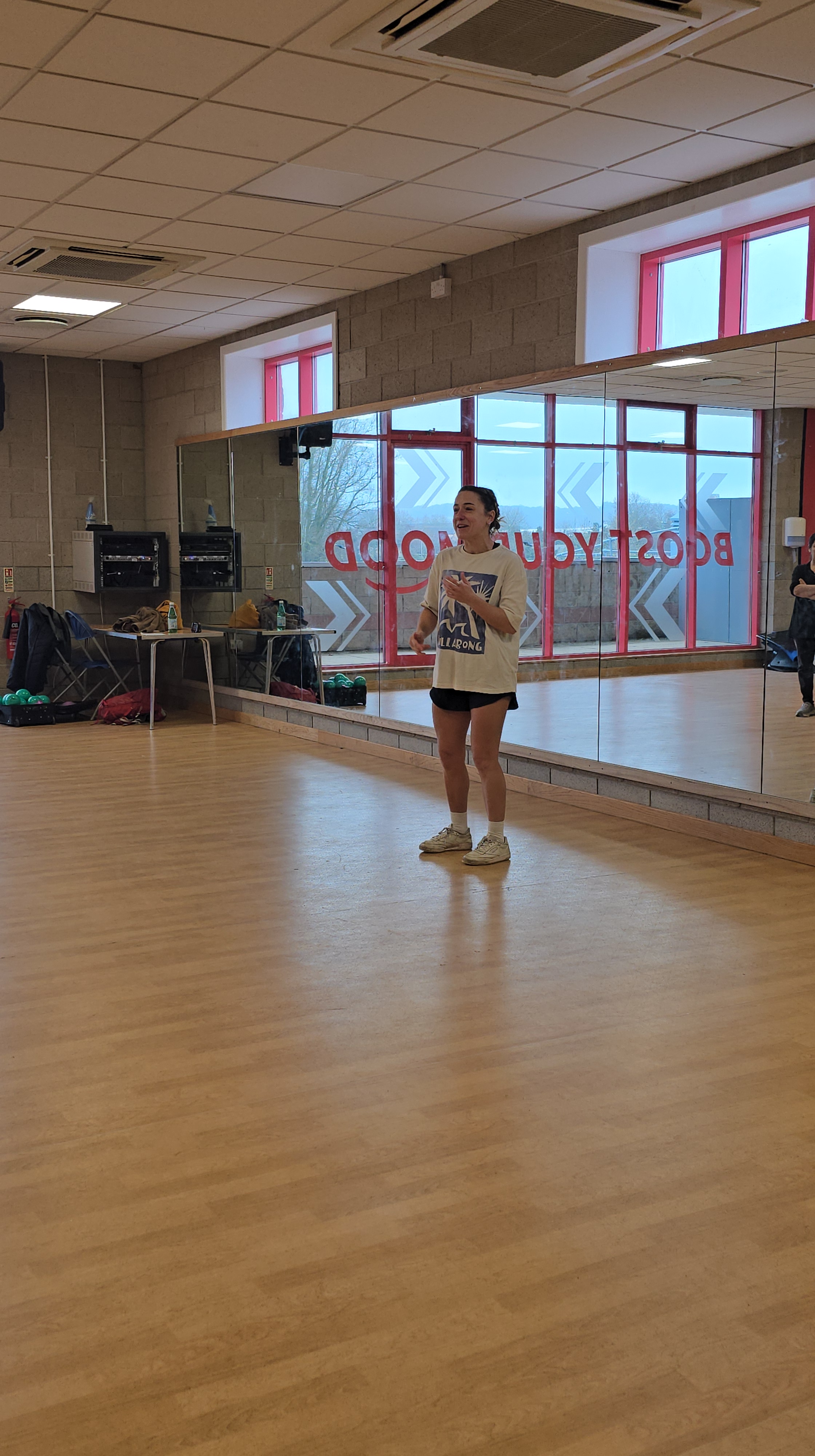 Exercise on music with Rose